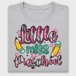 Little Miss Preschool DTF Transfer