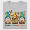 Thankful Grateful Blessed Fall Gnomes DTF Transfer