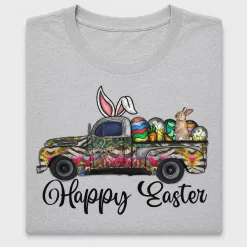Easter Truck Rabbit DTF Transfer