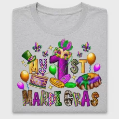 Mardi Gras King Cake DTF Transfer