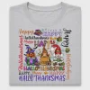 Happy Hallothanksmas Gnomes DTF Transfer