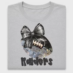 Disco Ball Football Raiders DTF Transfer
