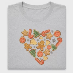 Gingerbread Heart Christmas DTF Transfer