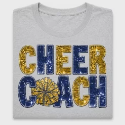 Cheer Coach Glitter DTF Transfer