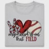Baseball Mom Heart On Field DTF Transfer