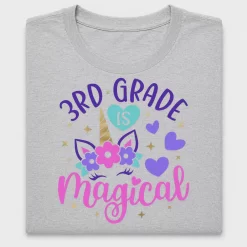 3rd Grade Unicorn Magical DTF Transfer