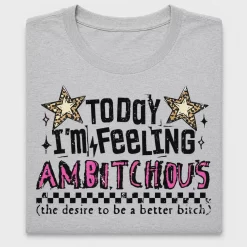 Ambitchous Leopard Star DTF Transfer