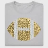 Sequin Football DTF Transfer