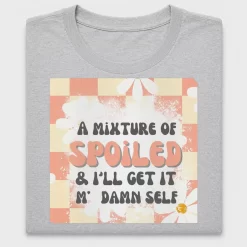 Retro Spoiled Self Funny DTF Transfer