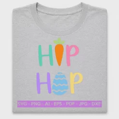 Hop Hip Hop Easter Carrot DTF Transfer