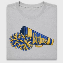 Cheerleader Megaphone Pom-Poms DTF Transfer