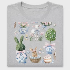 Grandmillenial Easter Toile DTF Transfer
