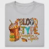 Blood Type Pumpkin Spice DTF Transfer