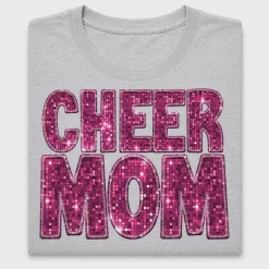 Cheer Mom Glitter DTF Transfer