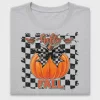 Retro Pumpkin Checkered DTF Transfer