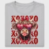 Valentine Highland Cow DTF Transfer