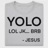 Minimalist YOLO Christian DTF Transfer