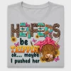 Heifers Be Trippin Boho Cow DTF Transfer