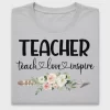 Teacher Floral DTF Transfer