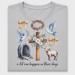 Easter Cross Resurrection DTF Transfer