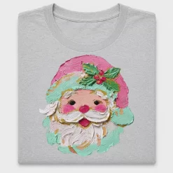 Watercolor Santa Face DTF Transfer