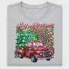 Red Truck Christmas DTF Transfer