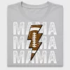 Distressed Football Lightning DTF Transfer
