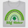 St. Patrick's Big Sister Rainbow DTF Transfer
