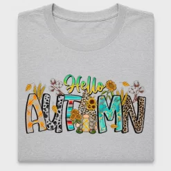 Hello Autumn Gnome DTF Transfer