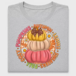 Retro Fall Pumpkin Stack DTF Transfer
