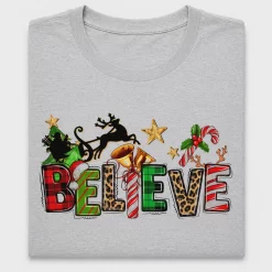 Believe Christmas DTF Transfer Design