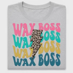 Wax Boss Leopard DTF Transfer Design