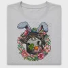 Boho Bunny Cow Floral DTF Transfer