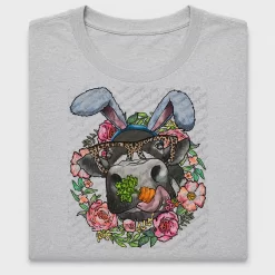 Boho Bunny Cow Floral DTF Transfer