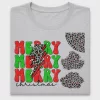 Retro Merry Christmas Leopard DTF Transfer