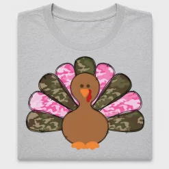Camo Turkey Thanksgiving DTF Transfer