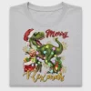 Merry Rexmas T-Rex Dinosaur DTF Transfer