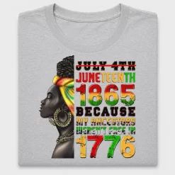 Juneteenth 1865 Black Woman DTF Transfer