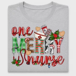 Merry Nurse Christmas DTF Transfer