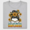 Just a Girl Who Loves Sunflowers DTF Transfer