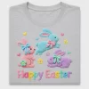 Colorful Bunny Happy Easter DTF Transfer