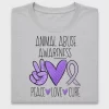 Animal Abuse Awareness DTF Transfer