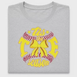 Tis the Season Softball Bow DTF Transfer