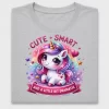 Cute Smart Unicorn DTF Transfer