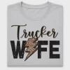 Trucker Wife Leopard DTF Transfer