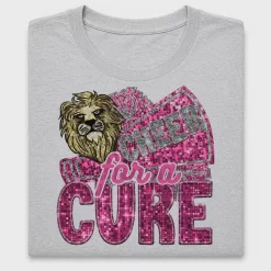 Glitter Cheer For A Cure DTF Transfer