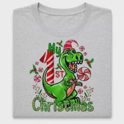 Dinosaur First Christmas DTF Transfer