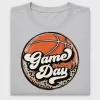 Retro Game Day Basketball DTF Transfer