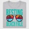 Resting Beach Face DTF Transfer
