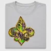 Mardi Gras Fleur de Lis DTF Transfer